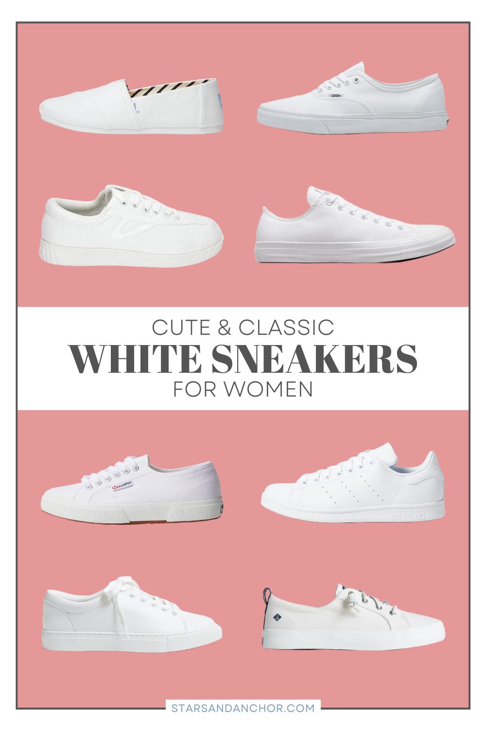 classic white sneakers for women
